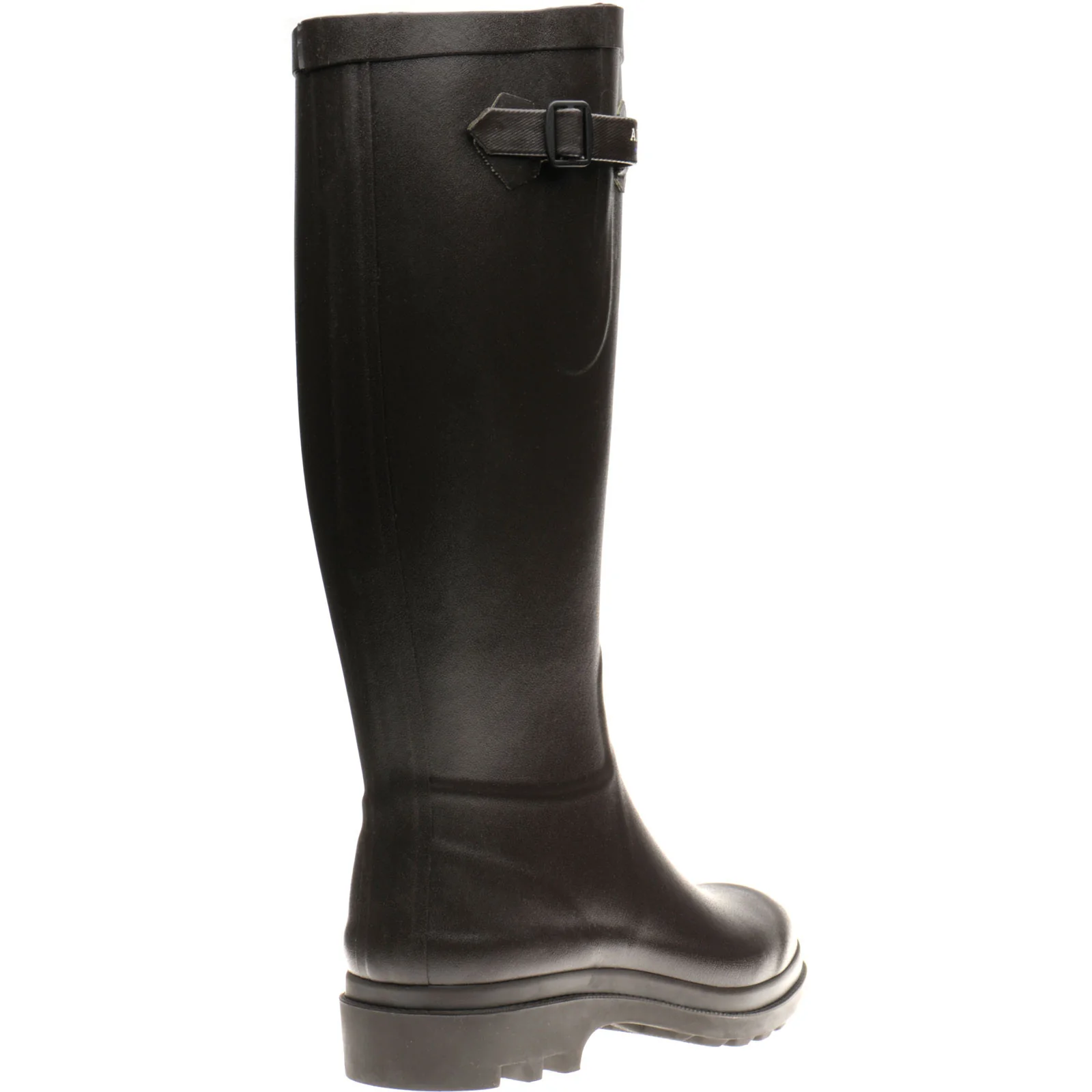 Aigle Aiglentine 2 ladies rubber-soled boots in brown - Image 4