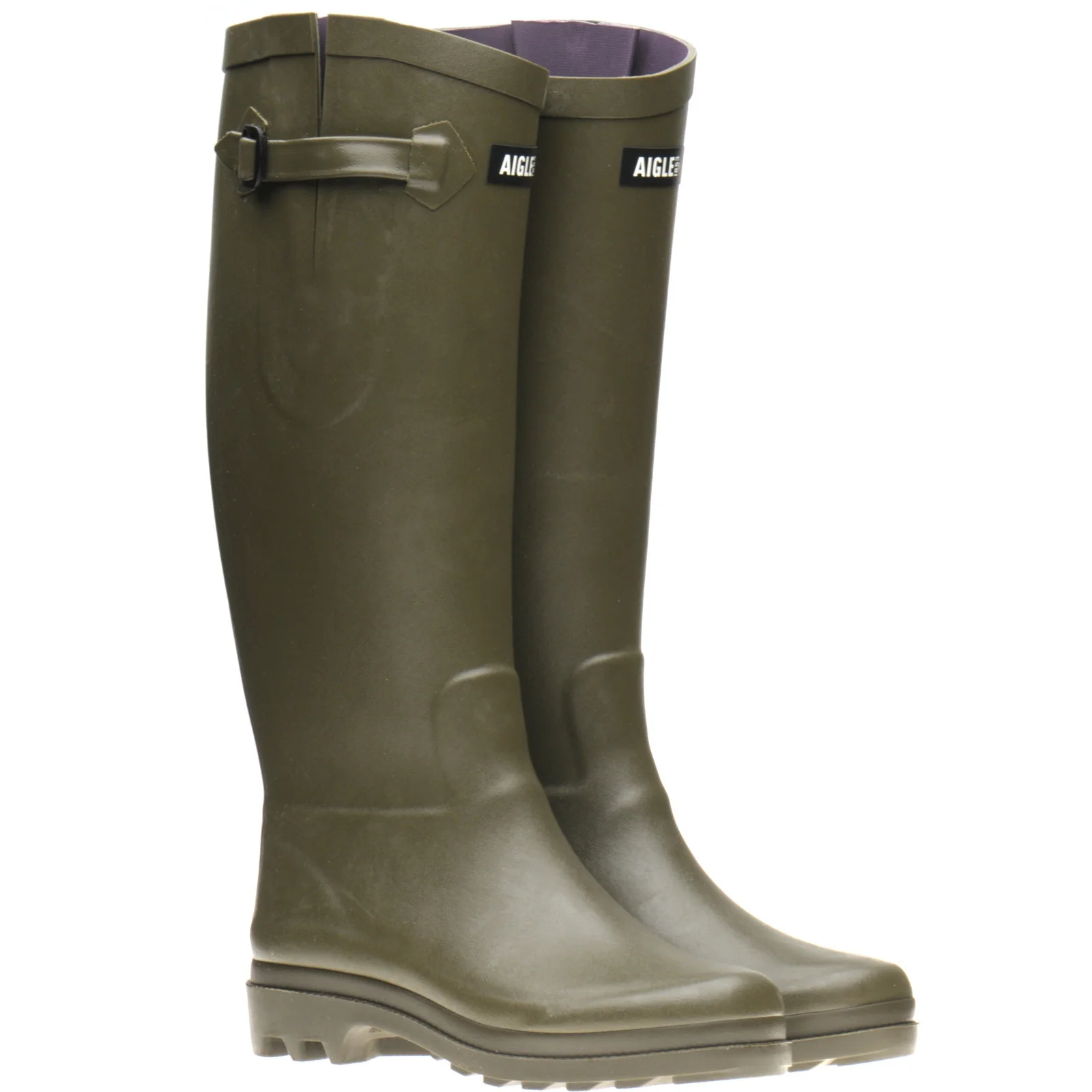 Aigle Aiglentine 2 ladies rubber-soled boots in khaki