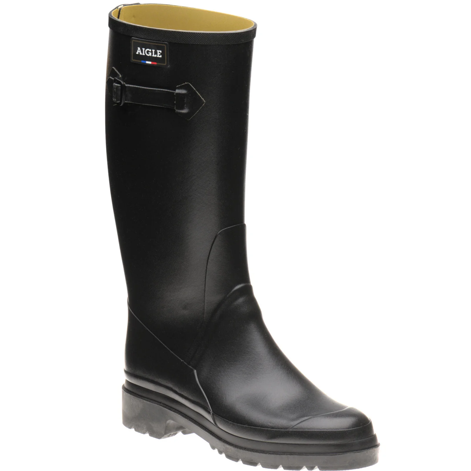 Aigle Cessac mens rubber-soled boots in black