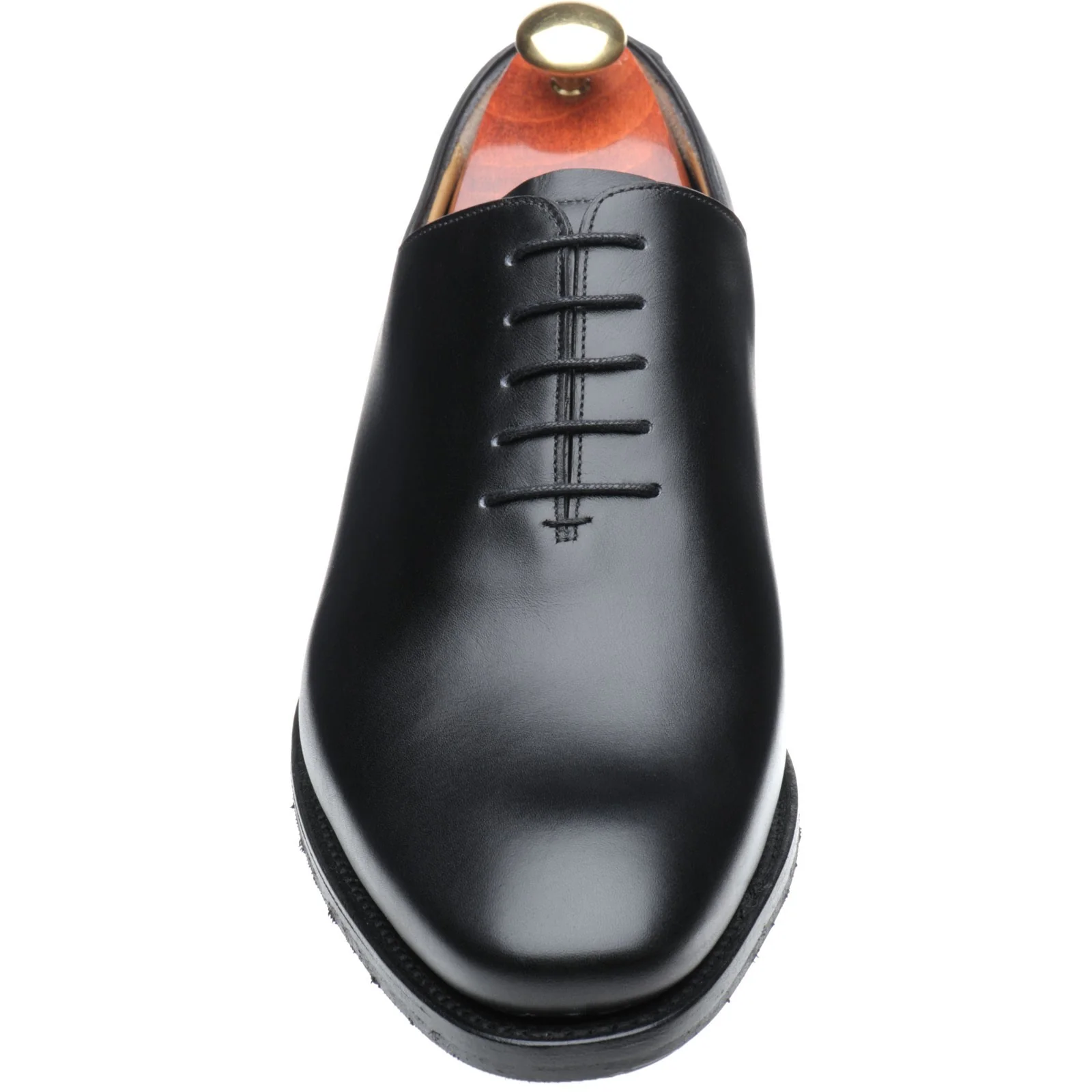 Barker Armstrong mens hybrid-soled Oxfords in black calf - Image 2