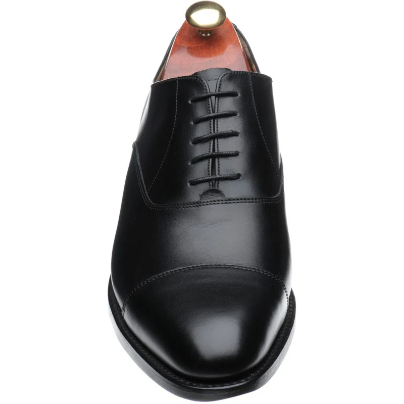 Barker Duxford mens Oxfords in black calf - Image 2