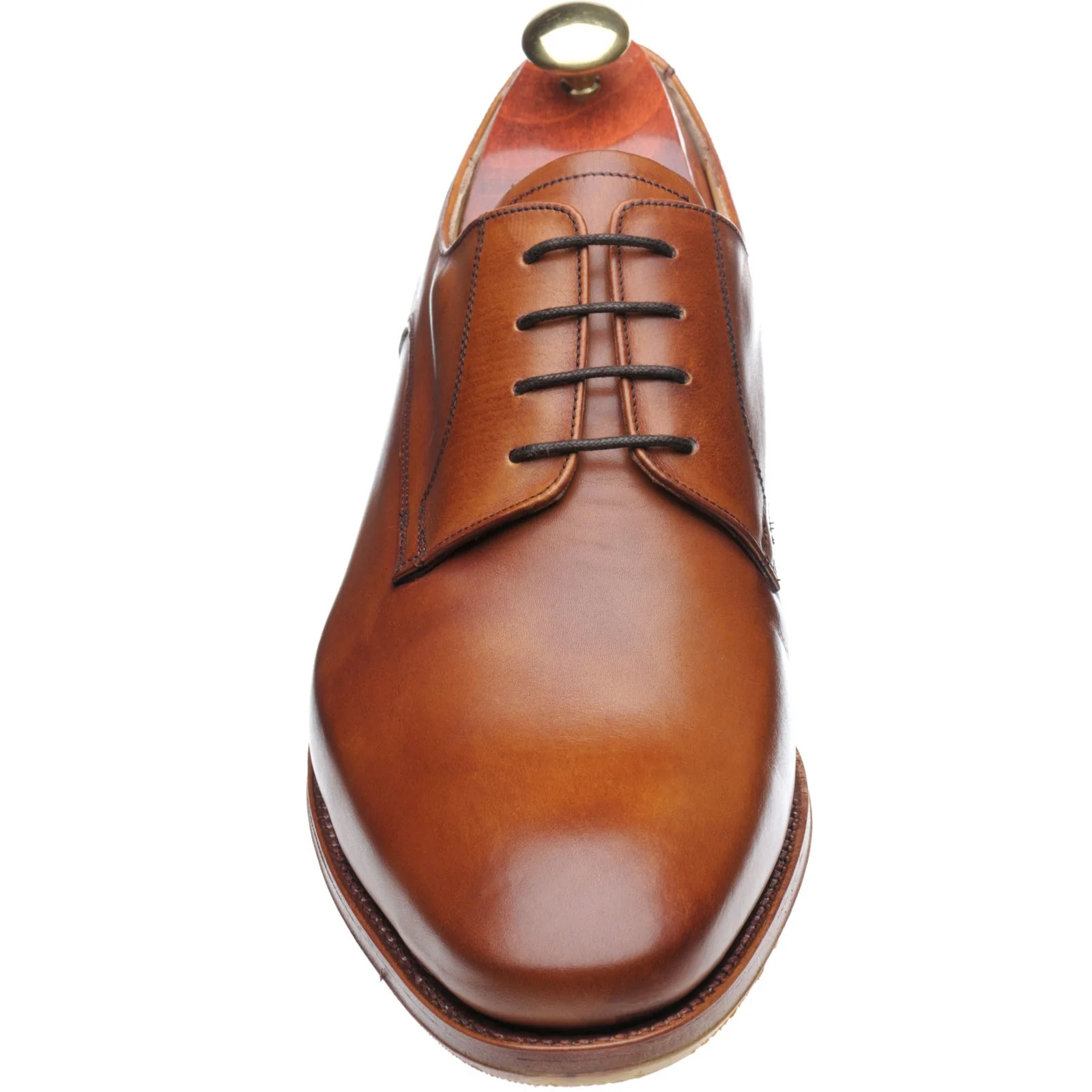 Barker Ellon mens hybrid-soled Derby shoes in antique rosewood - Image 2