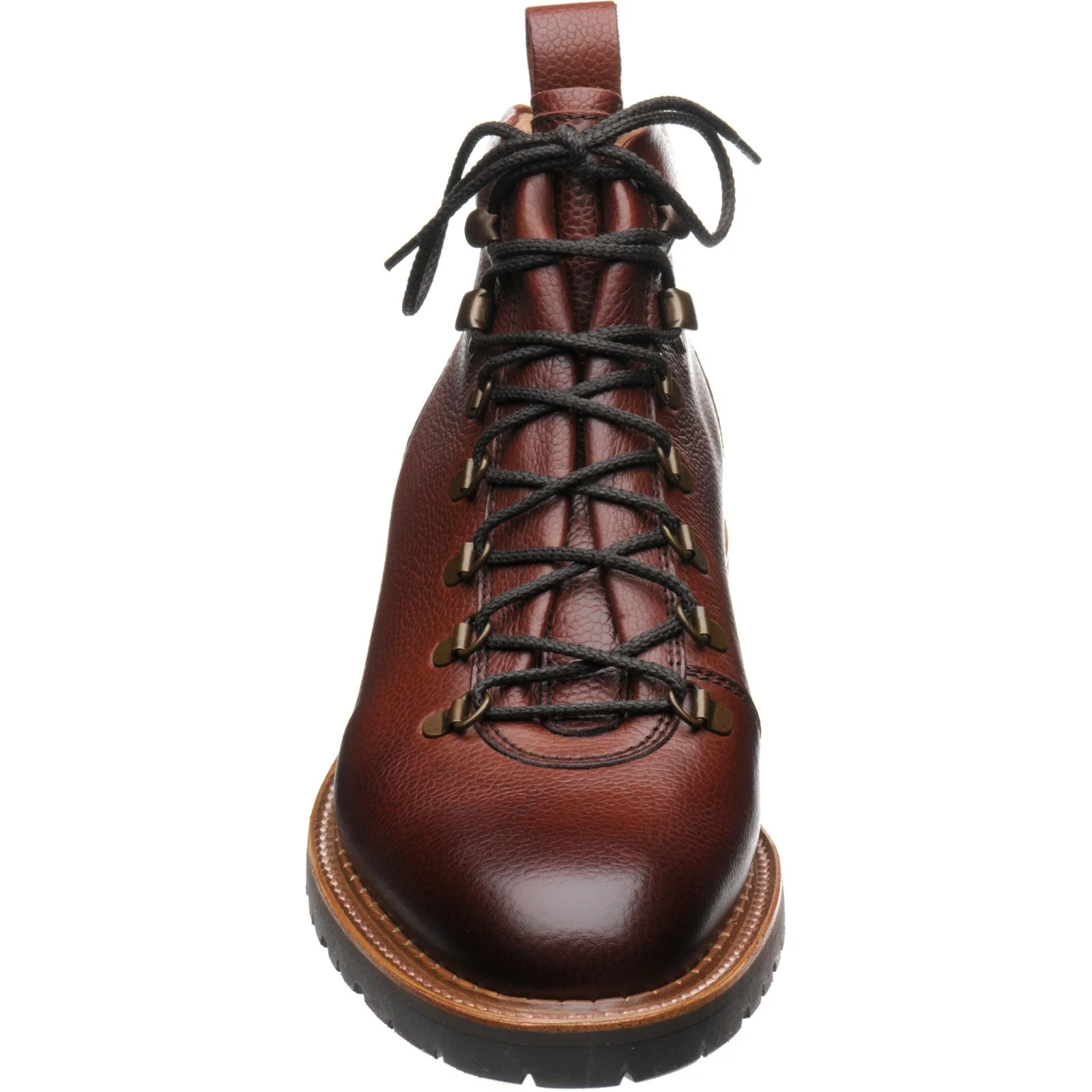 Barker Glencoe mens rubber-soled boots in cherry grain - Image 2