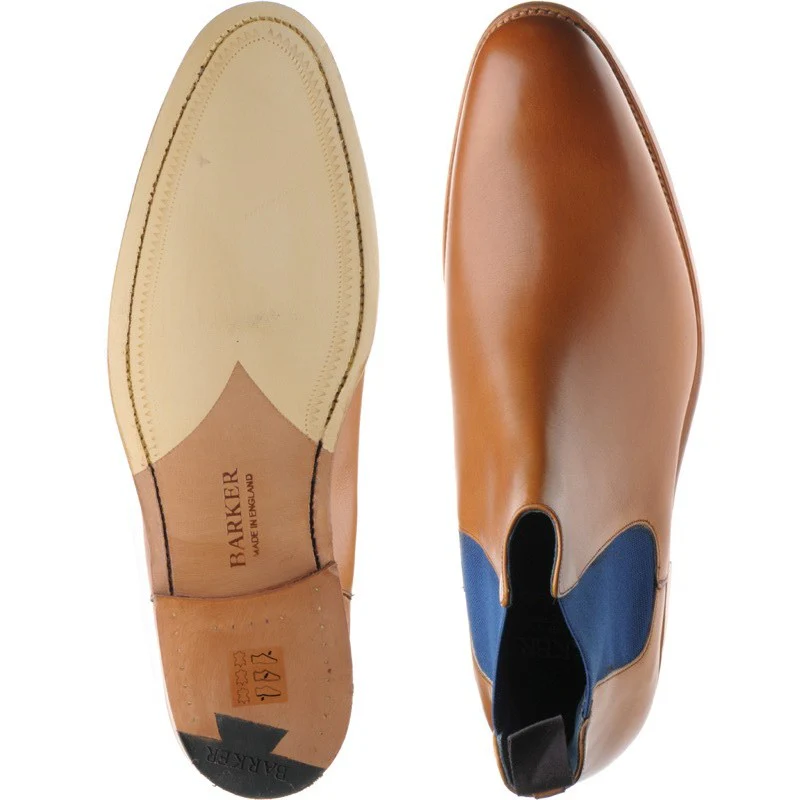 Barker Hopper mens Chelsea boots in cedar calf (second) - Image 3