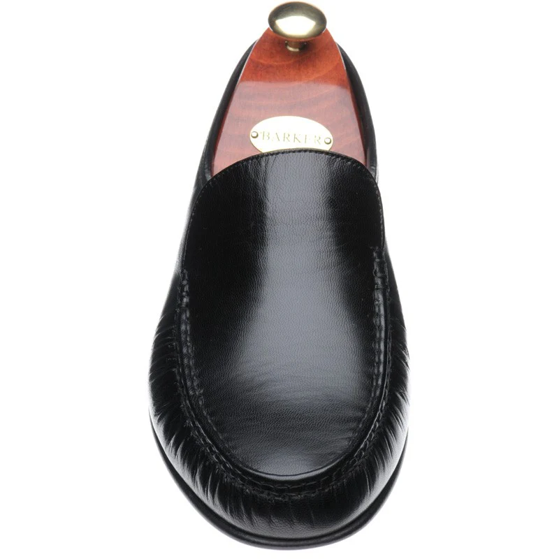 Barker Laurence mens hybrid-soled loafers in black kid - Image 2