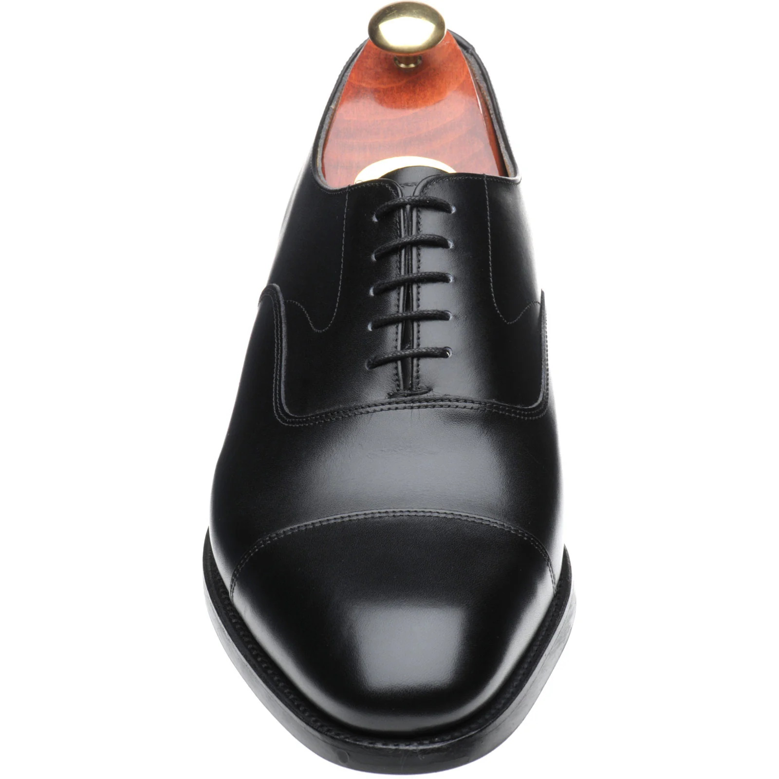 Barker Malvern (Rubber) mens rubber-soled Oxfords in black calf - Image 2