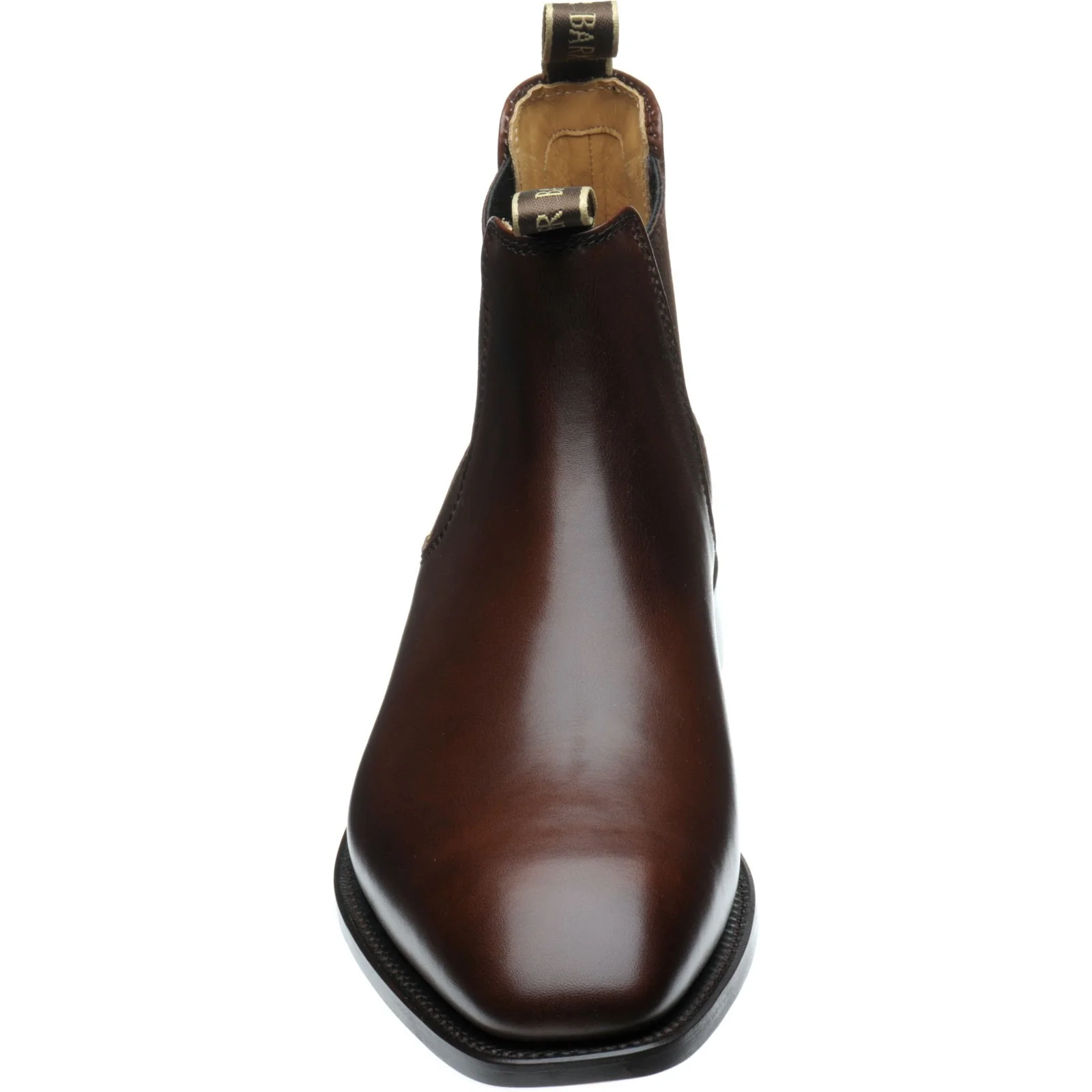 Barker Mansfield mens Chelsea boots in walnut calf - Image 2
