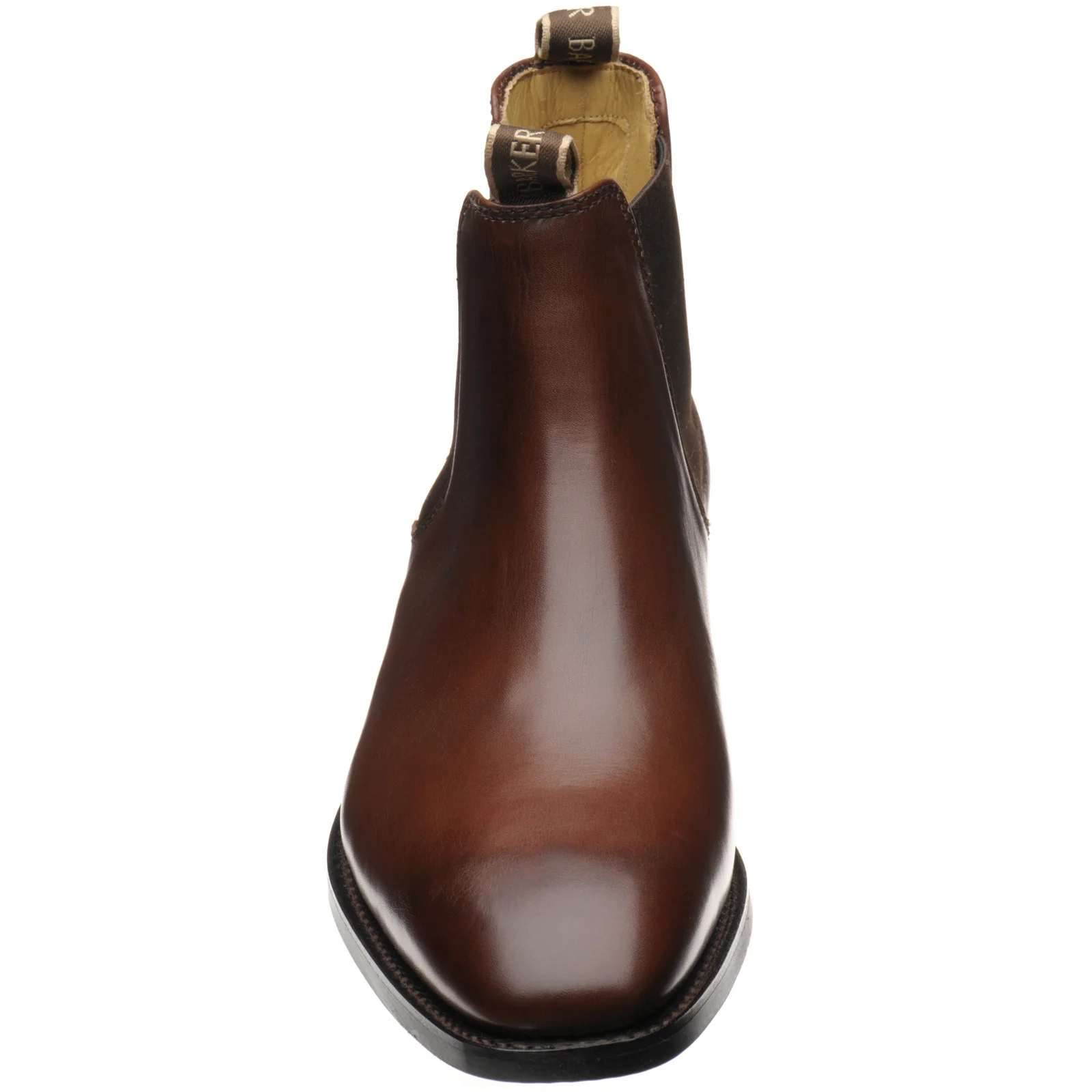 Barker Mansfield Rubber mens rubber-soled Chelsea boots in walnut calf - Image 2