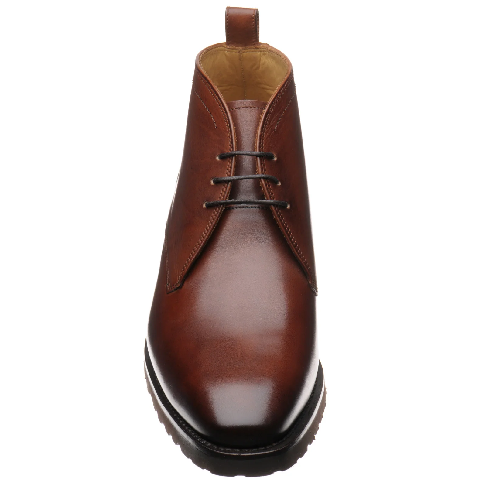 Barker Melksham mens rubber-soled Chukka boots in walnut calf (second) - Image 2