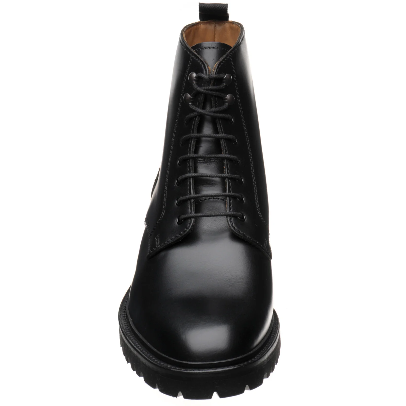 Barker Newquay mens rubber-soled boots in black cutter - Image 2