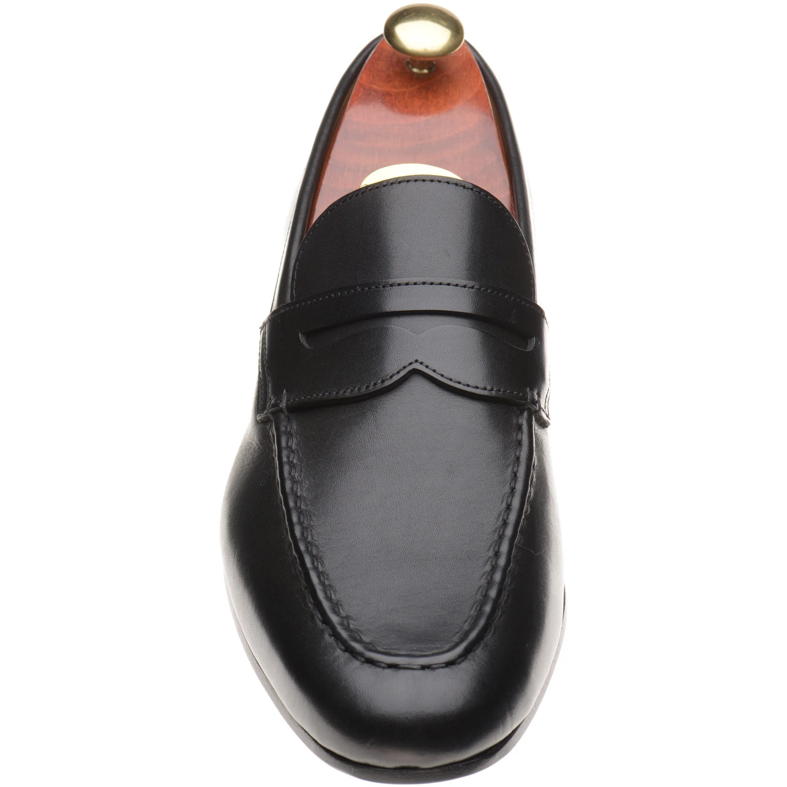 Barker Sawyer mens loafers in black calf - Image 2