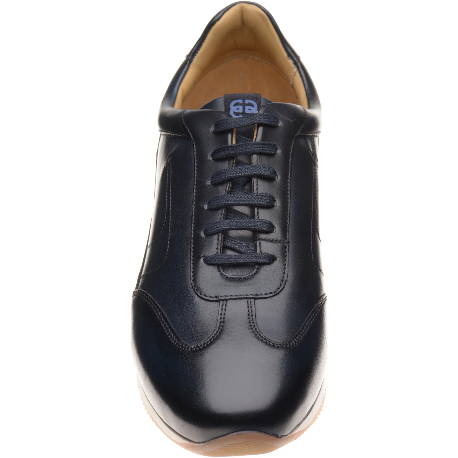Barker Sharpe mens rubber-soled in navy calf - Image 2
