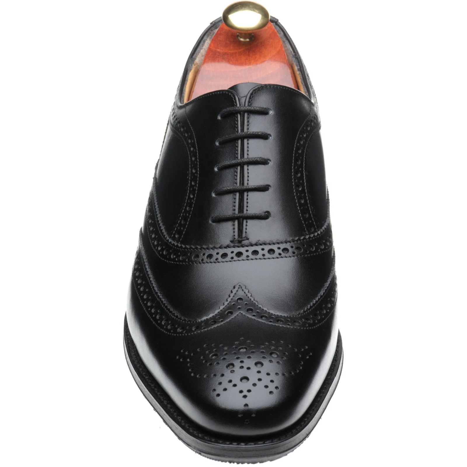 Barker Turing mens hybrid-soled brogues in black calf - Image 2