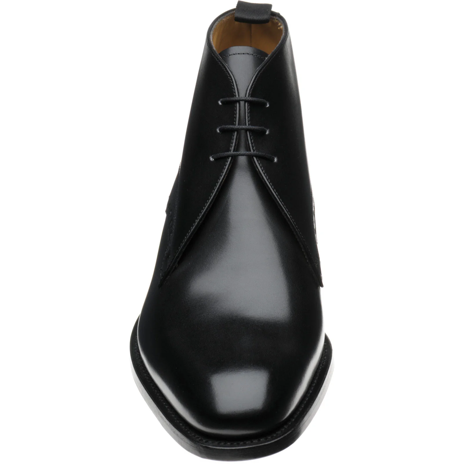 Barker Tyne mens hybrid-soled boots in black calf - Image 2