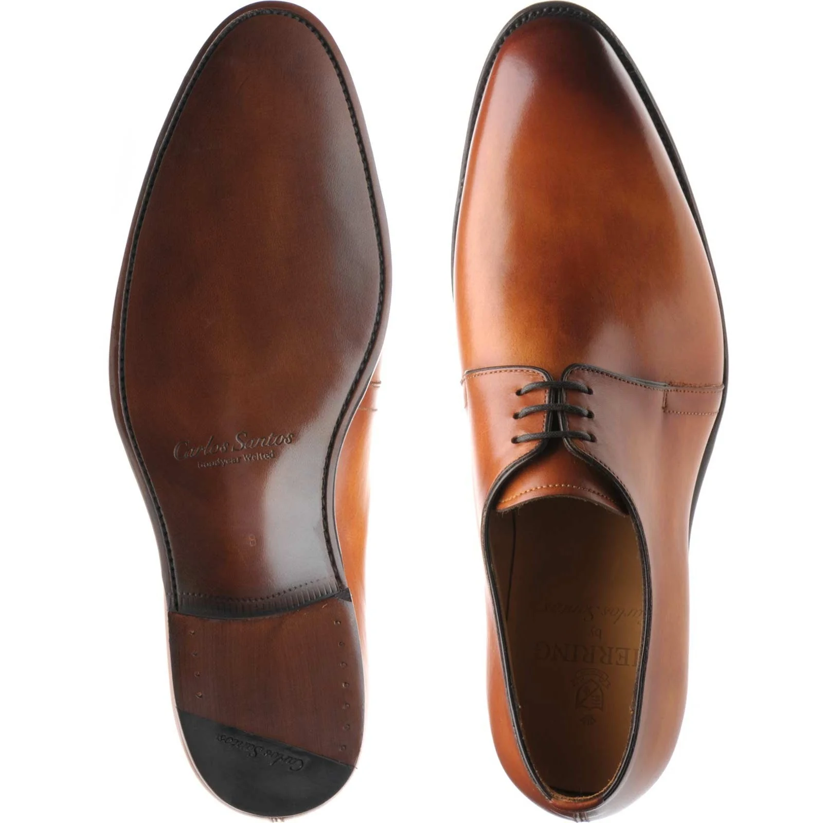Carlos Santos 7201 mens Derby shoes in braga - Image 3