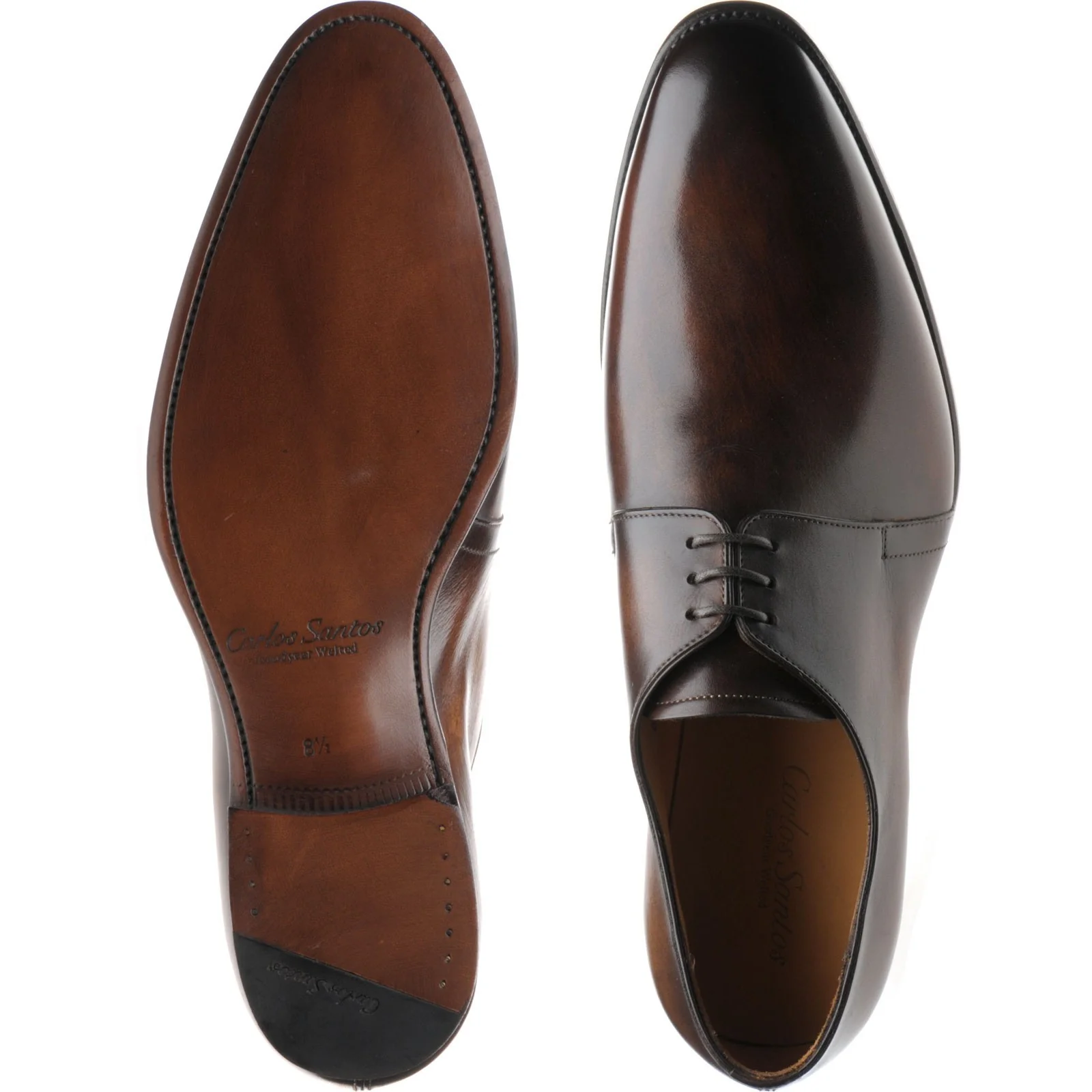 Carlos Santos 7201 mens Derby shoes in coimbra - Image 3