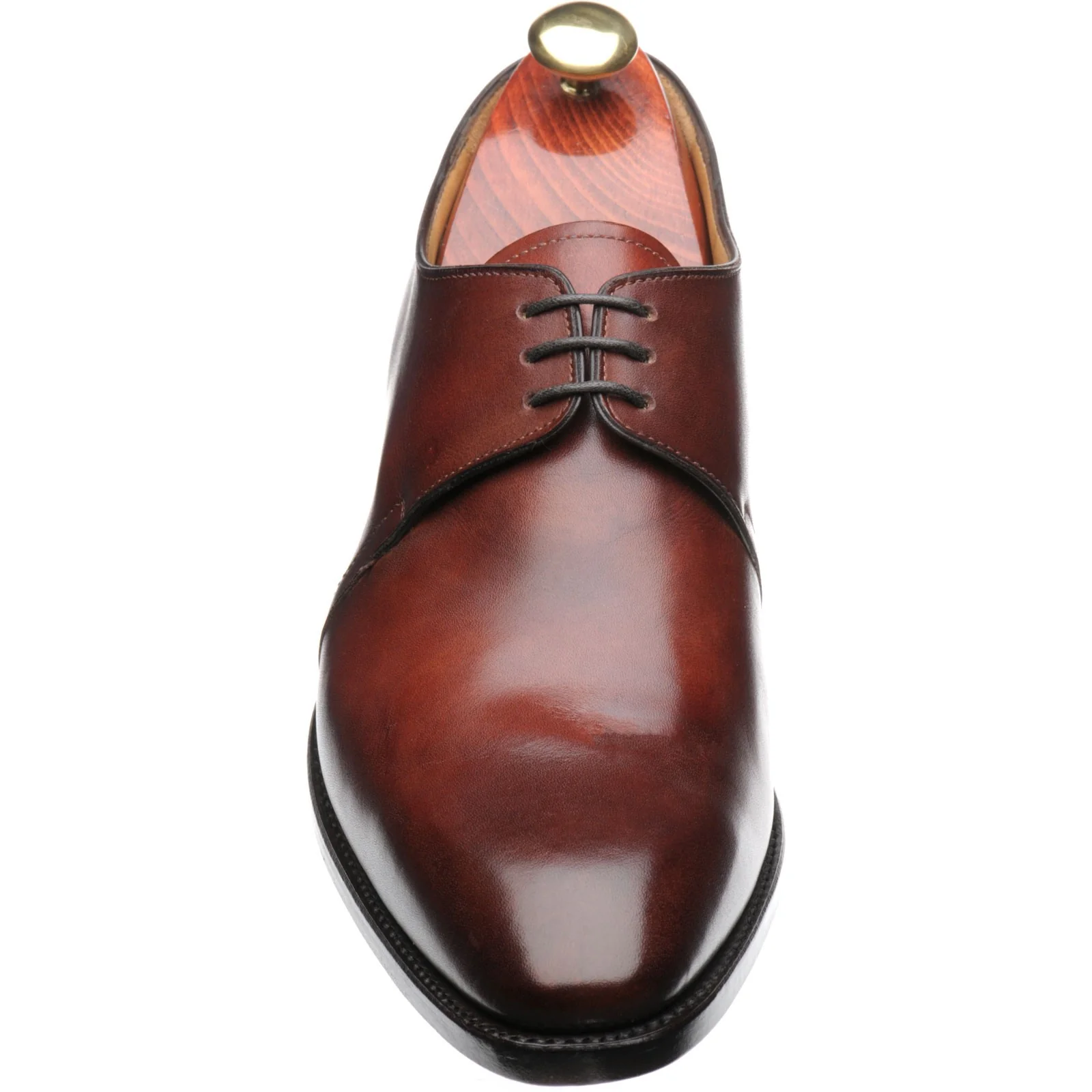 Carlos Santos 7201 mens Derby shoes in wine shadow - Image 2