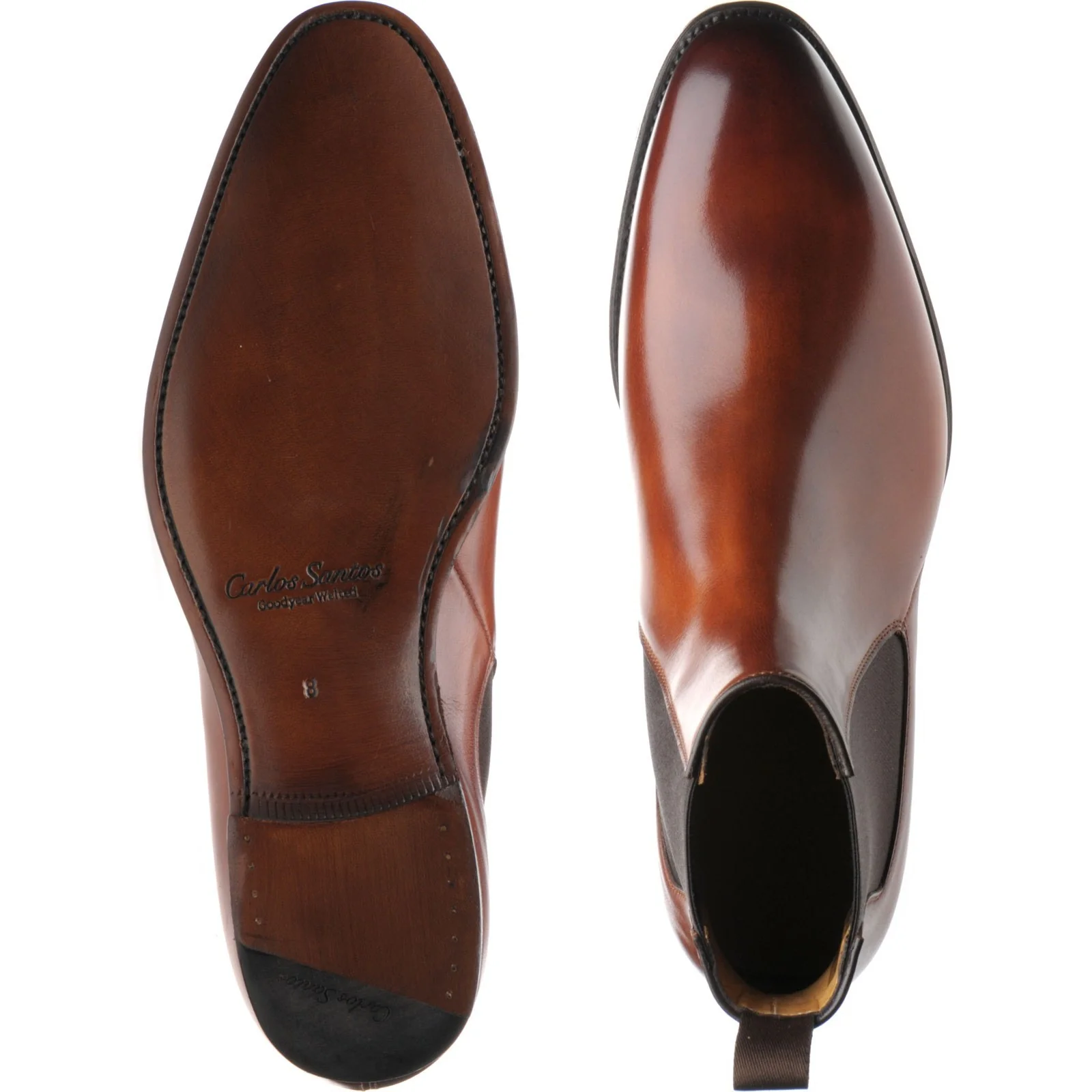 Carlos Santos 7902 mens Chelsea boots in braga - Image 3
