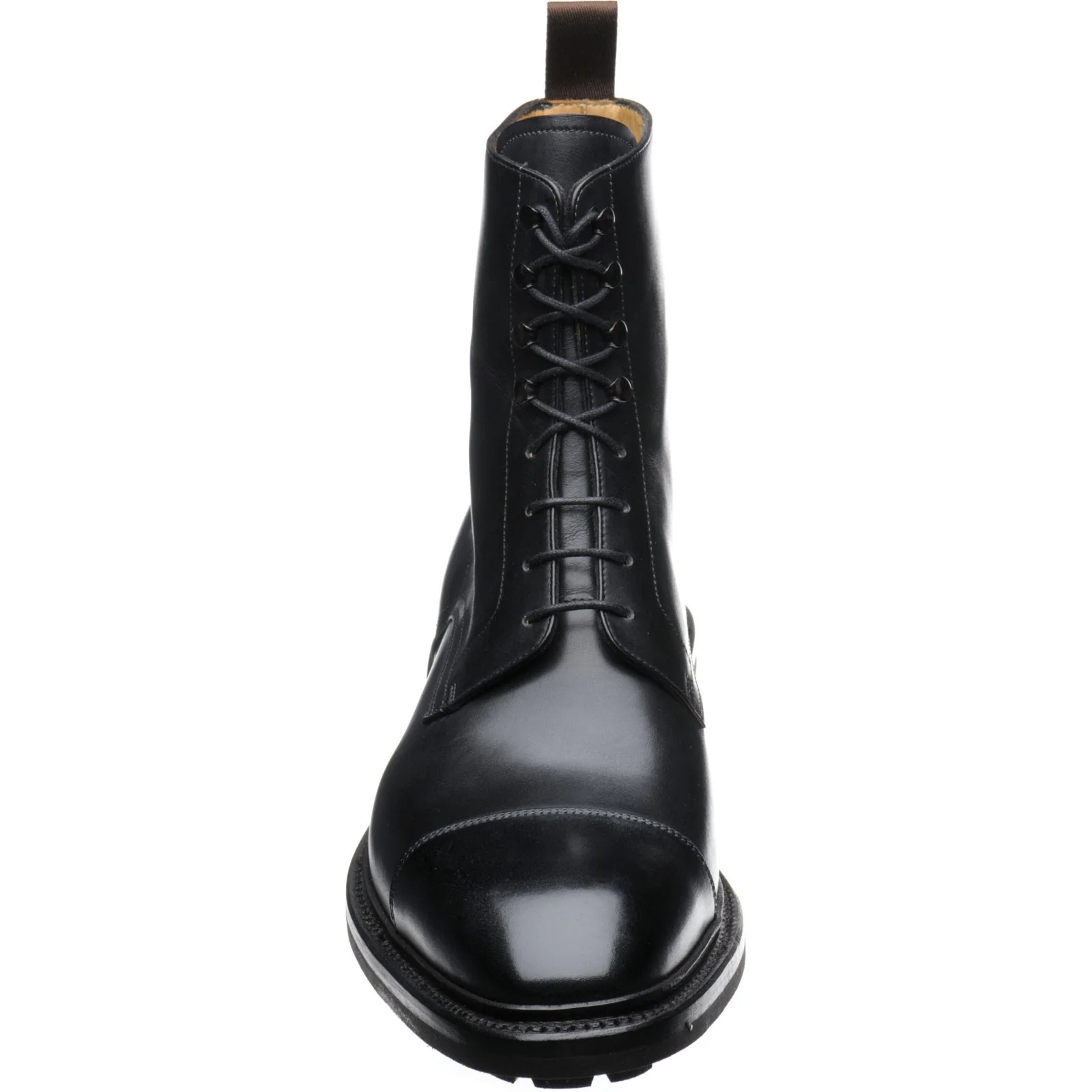 Carlos Santos 8866 mens rubber-soled boots in black shadow - Image 2