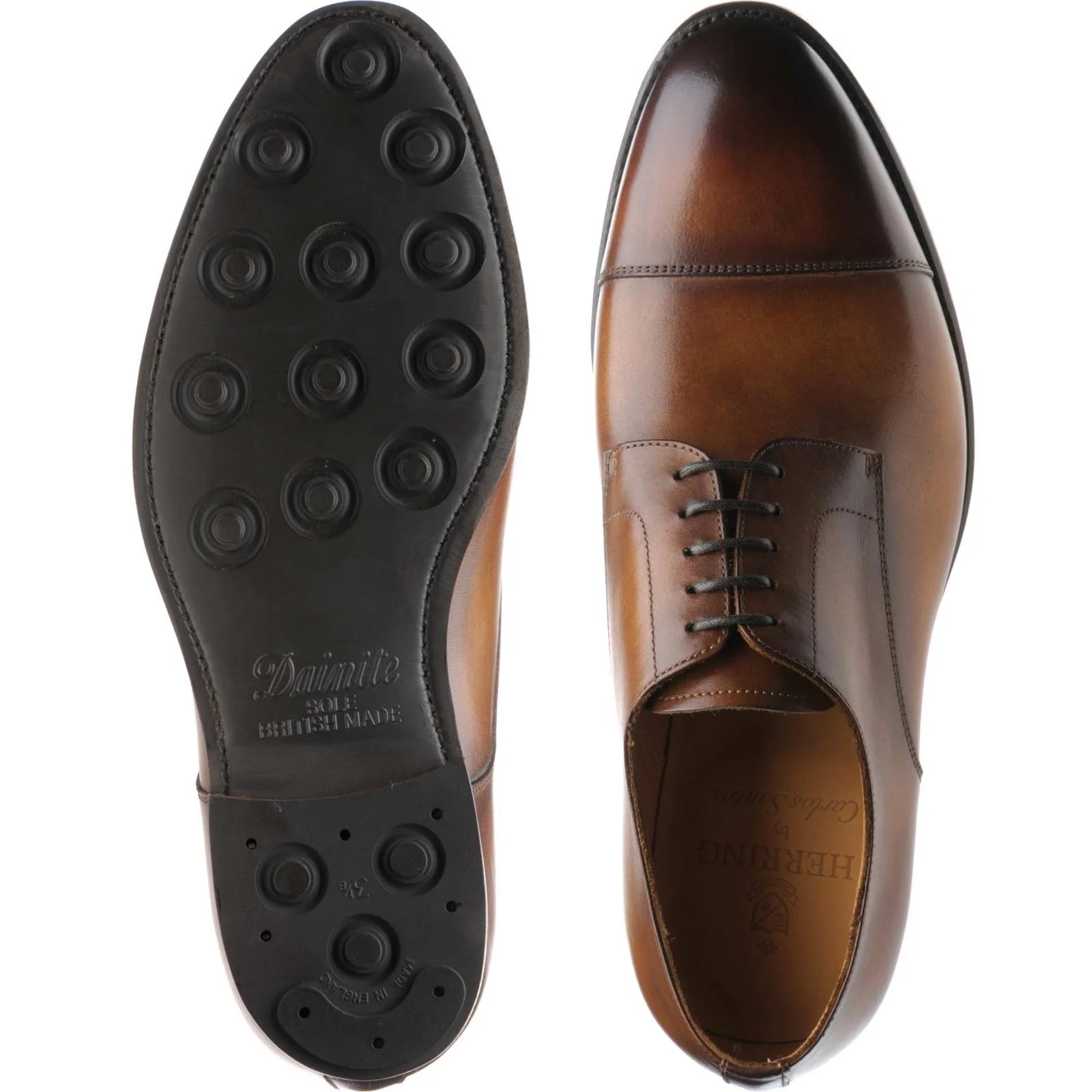 Carlos Santos 9381 mens rubber-soled Derby shoes in algarve - Image 3