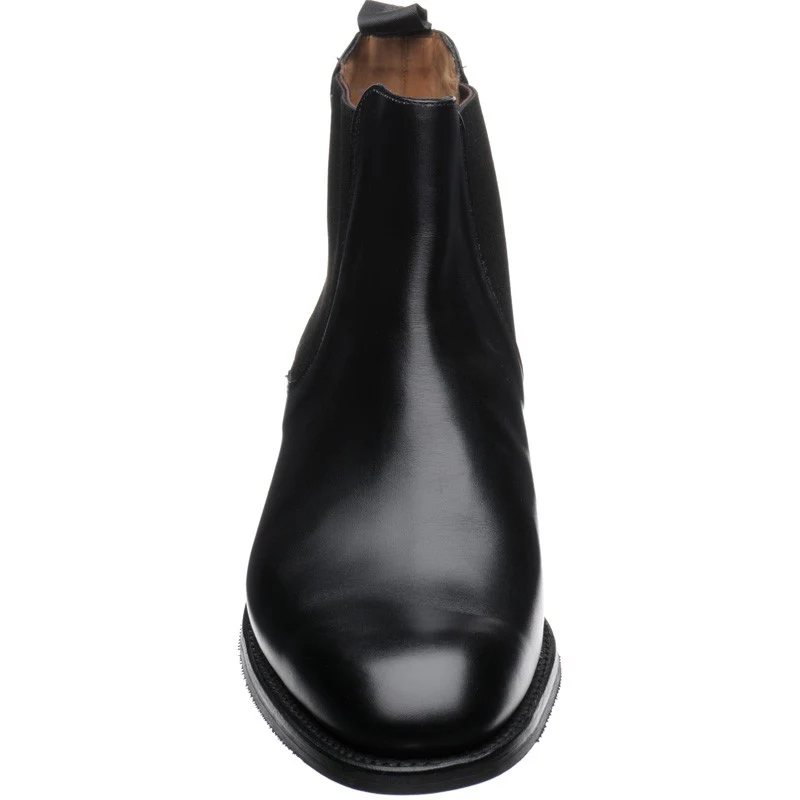 Cheaney Godfrey D mens rubber-soled Chelsea boots in black calf - Image 2