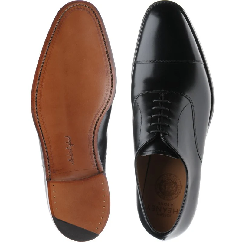 Cheaney Lime mens Oxfords in black calf - Image 3