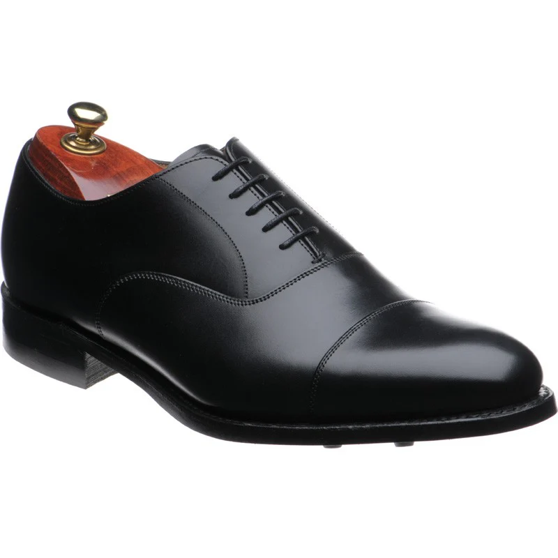 Cheaney Lime Rubber mens rubber-soled Oxfords in black calf (second)