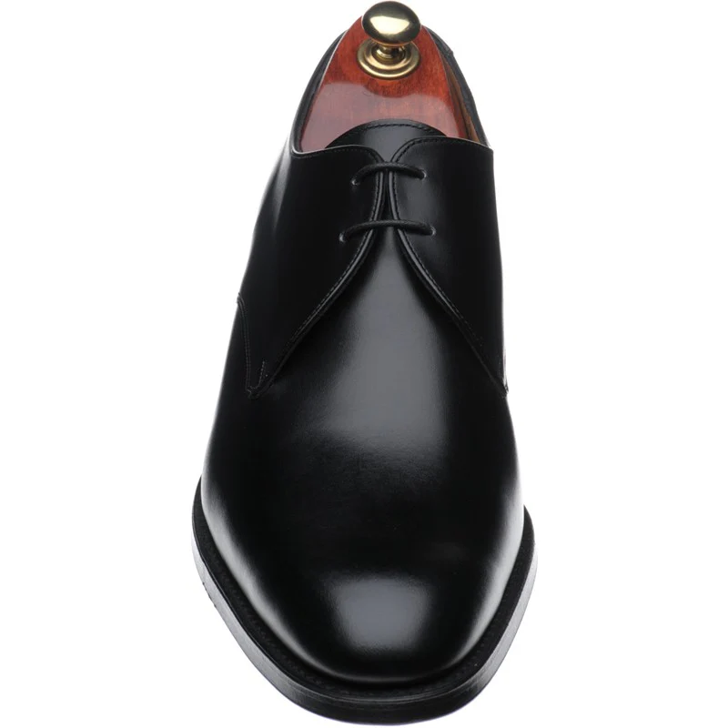 Cheaney Old mens Derby shoes in black calf - Image 2