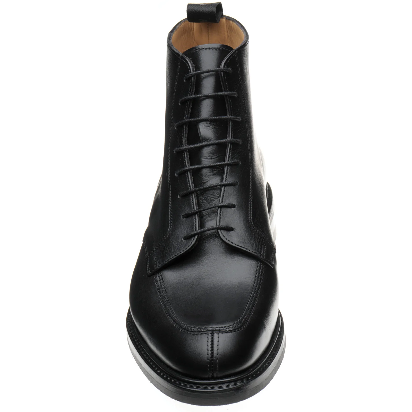 Cheaney Richmond II R mens rubber-soled boots in black calf - Image 2