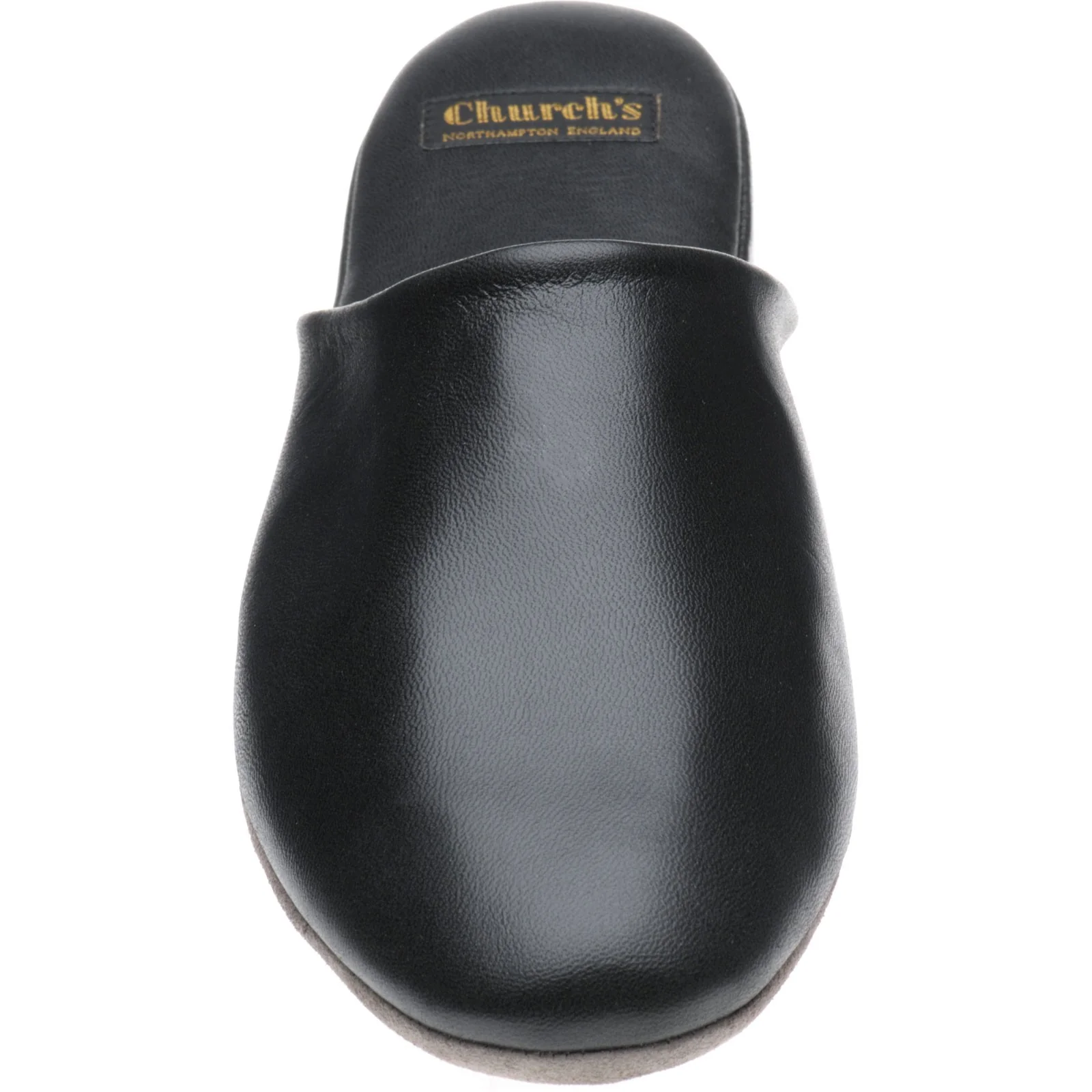 Church Arran slippers in black nappa - Image 2