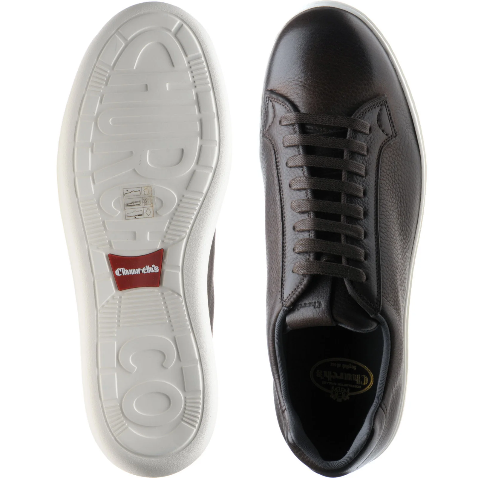 Church Boland mens rubber-soled in ebony calf - Image 3