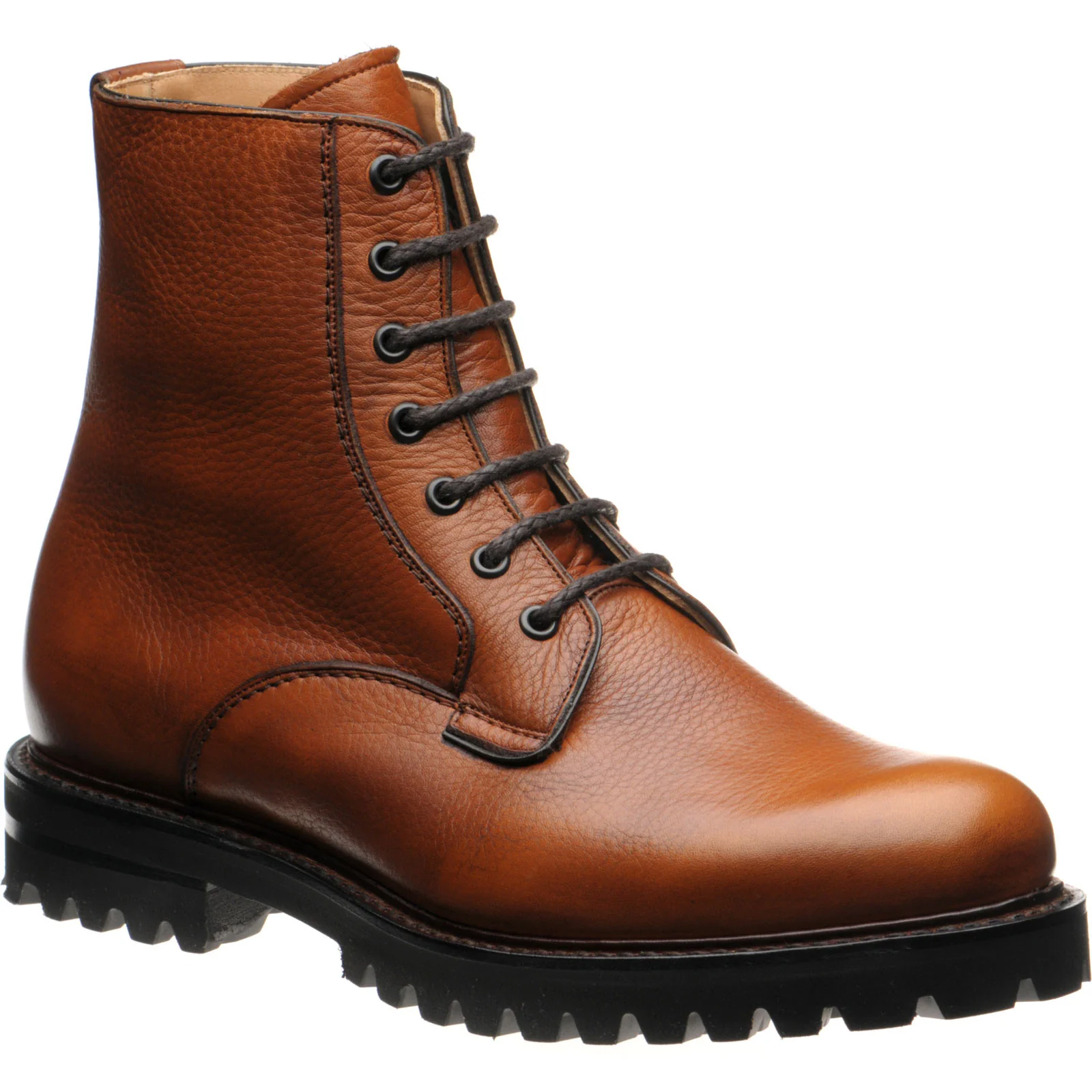 Church Coalport 2 mens rubber-soled boots in walnut grain