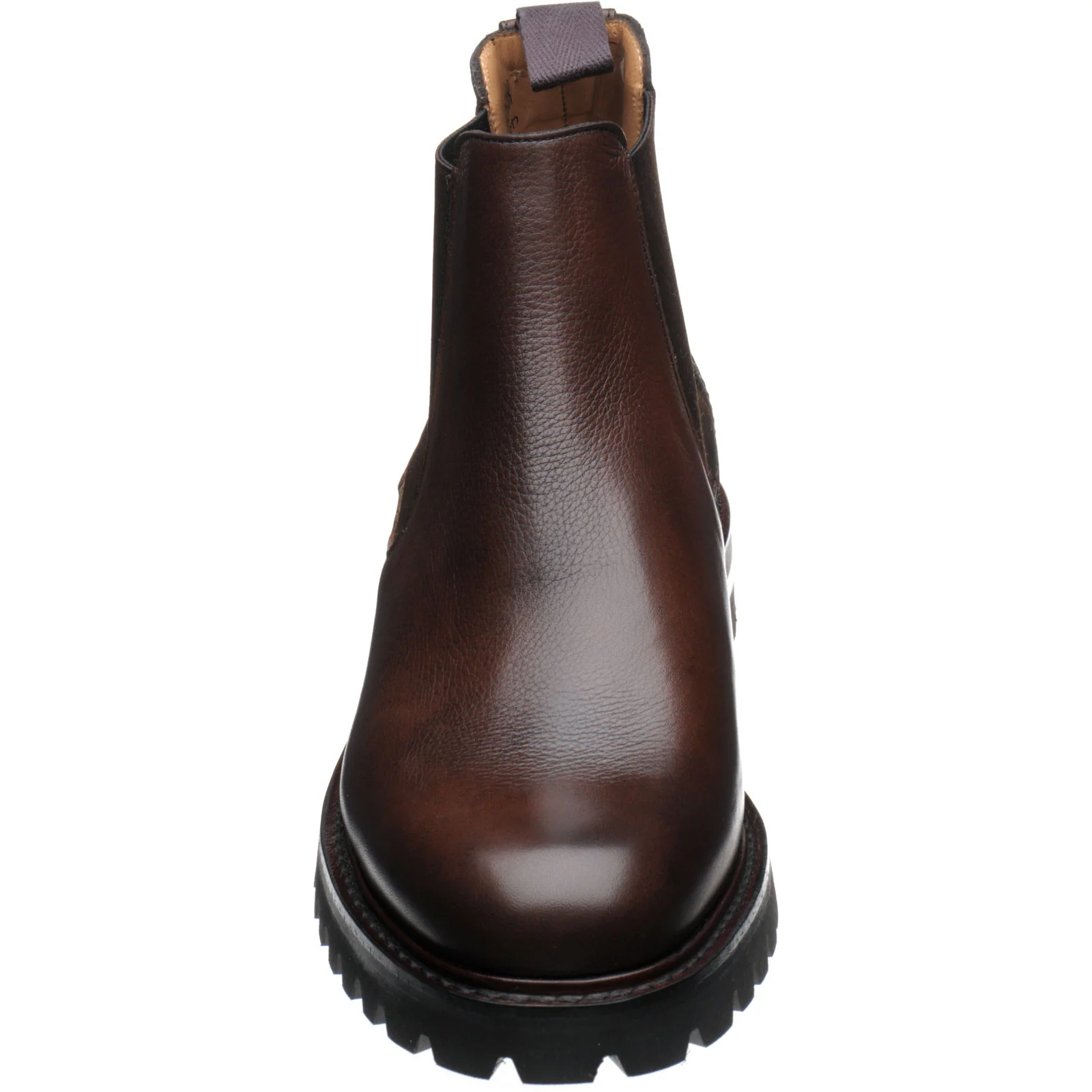 Church Cornwood 2 mens rubber-soled Chelsea boots in burnt soft grain calf - Image 2