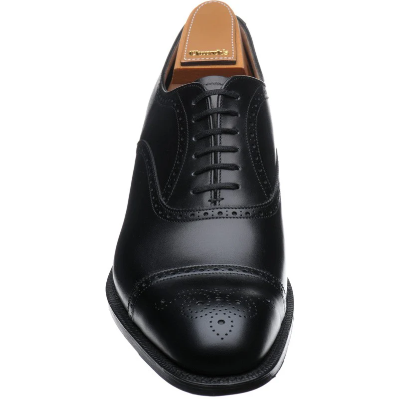 Church Toronto mens semi-brogues in black calf - Image 2