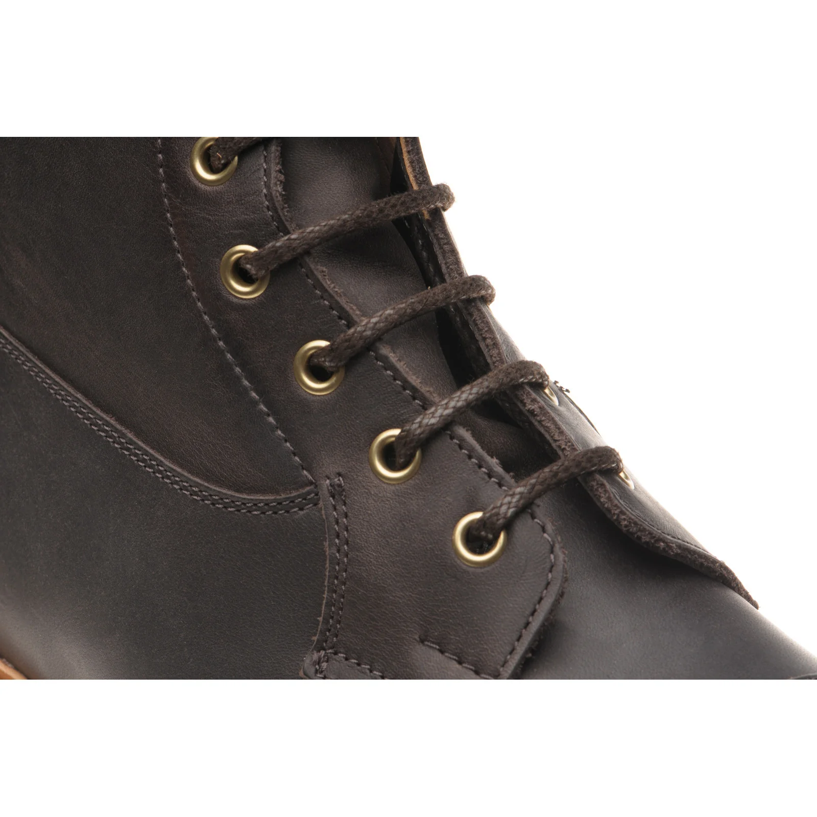 Herring Allan mens rubber-soled boots in dark brown - Image 5