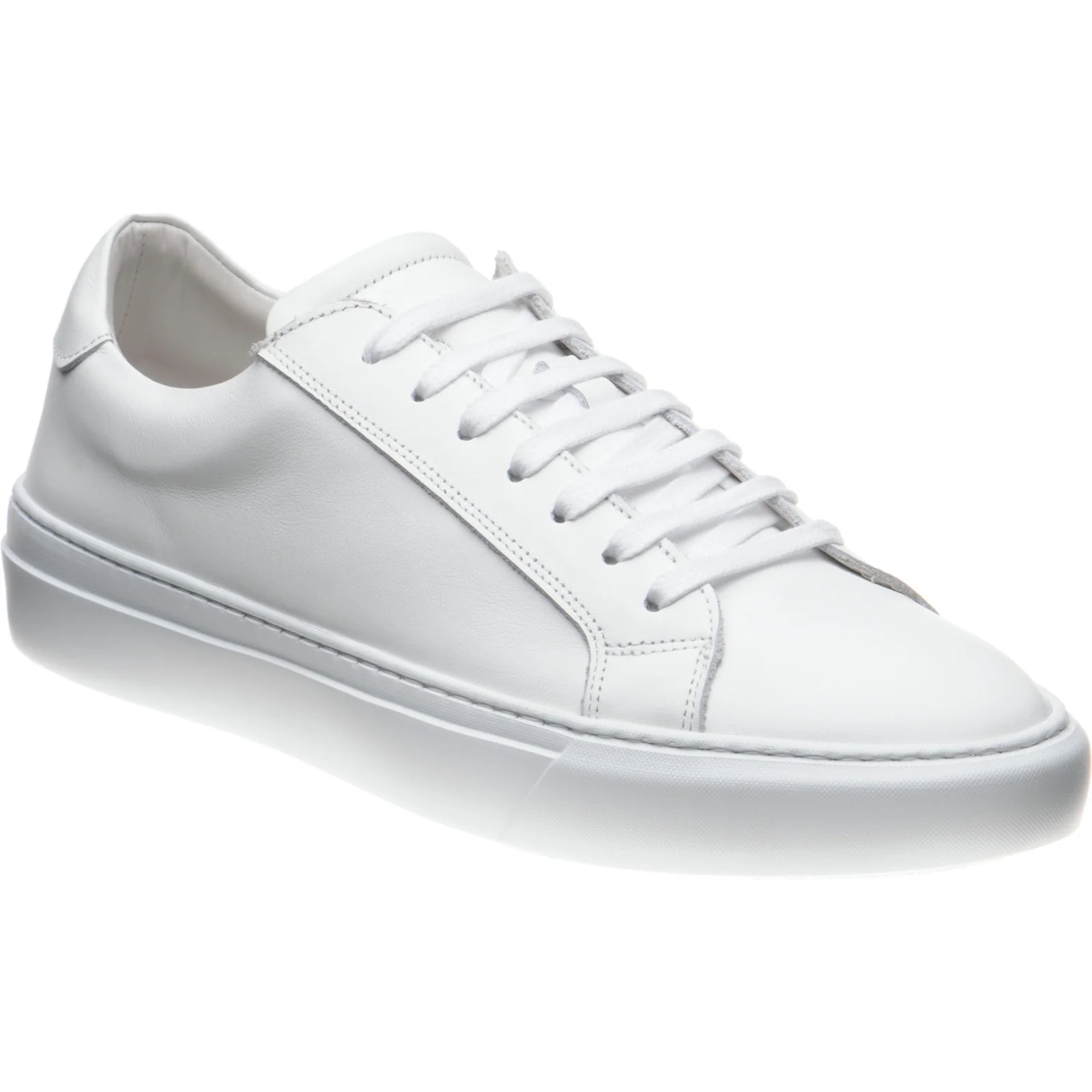 Herring Amalfi mens rubber-soled in white calf (second)