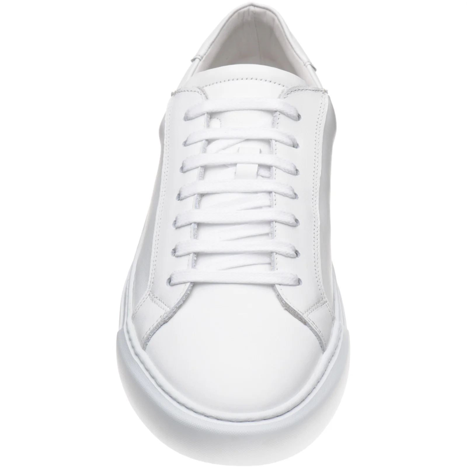 Herring Amalfi mens rubber-soled in white calf (second) - Image 2