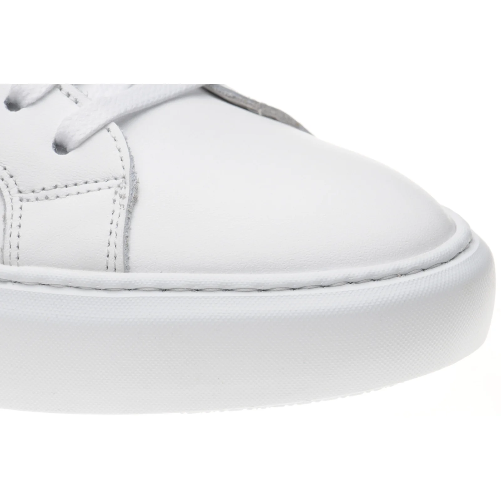 Herring Amalfi mens rubber-soled in white calf (second) - Image 5
