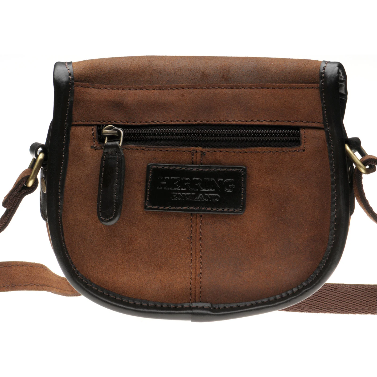 Herring Annabelle Ladies Small Bag in brown waxy - Image 2