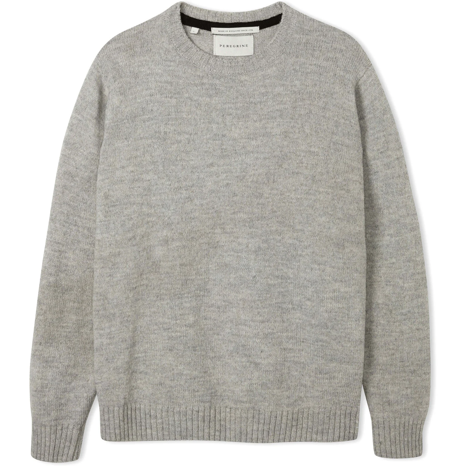 Herring Annan Crew Jumper by Peregrine in light grey