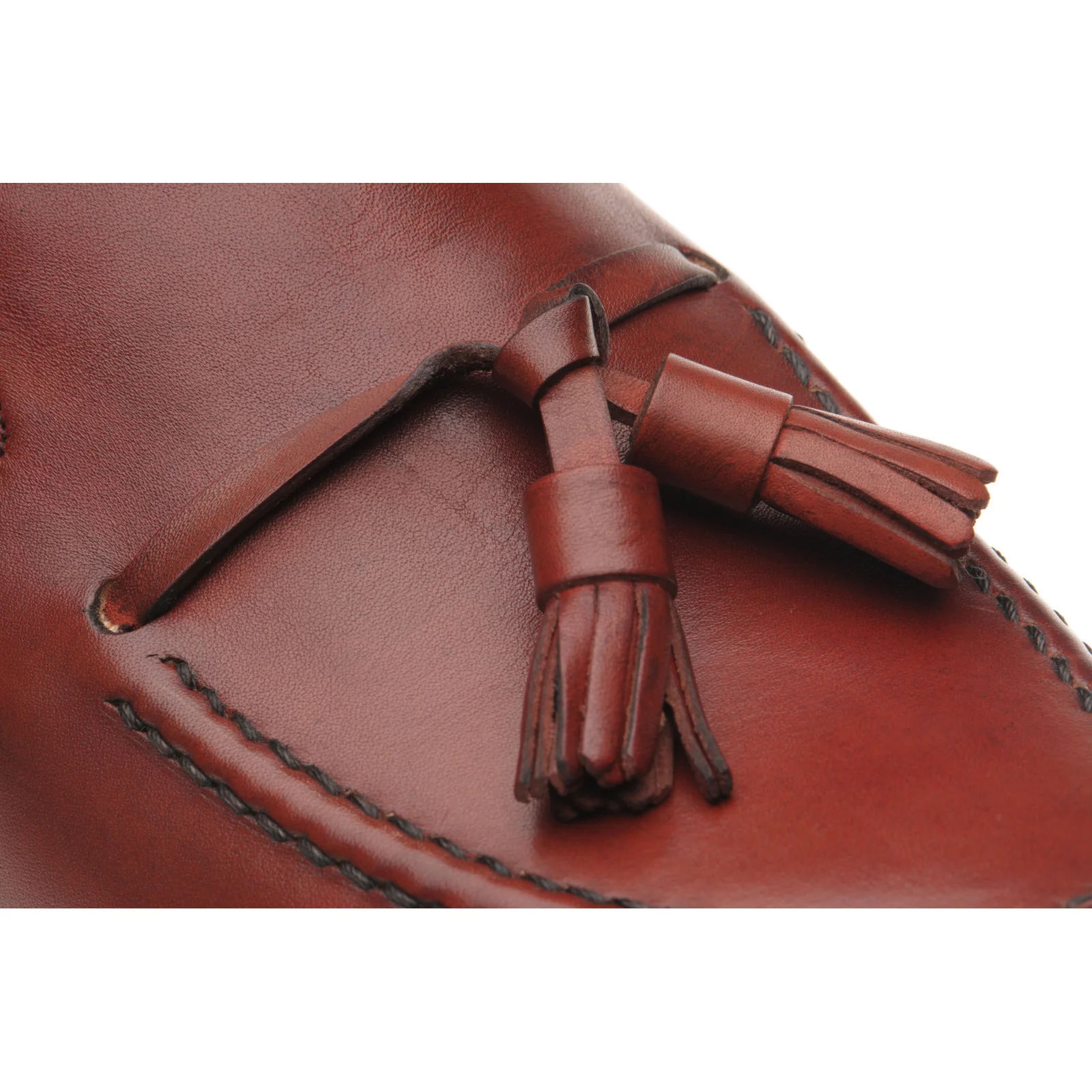 Herring Ascot II mens hybrid-soled tasselled loafers in pecan calf - Image 5