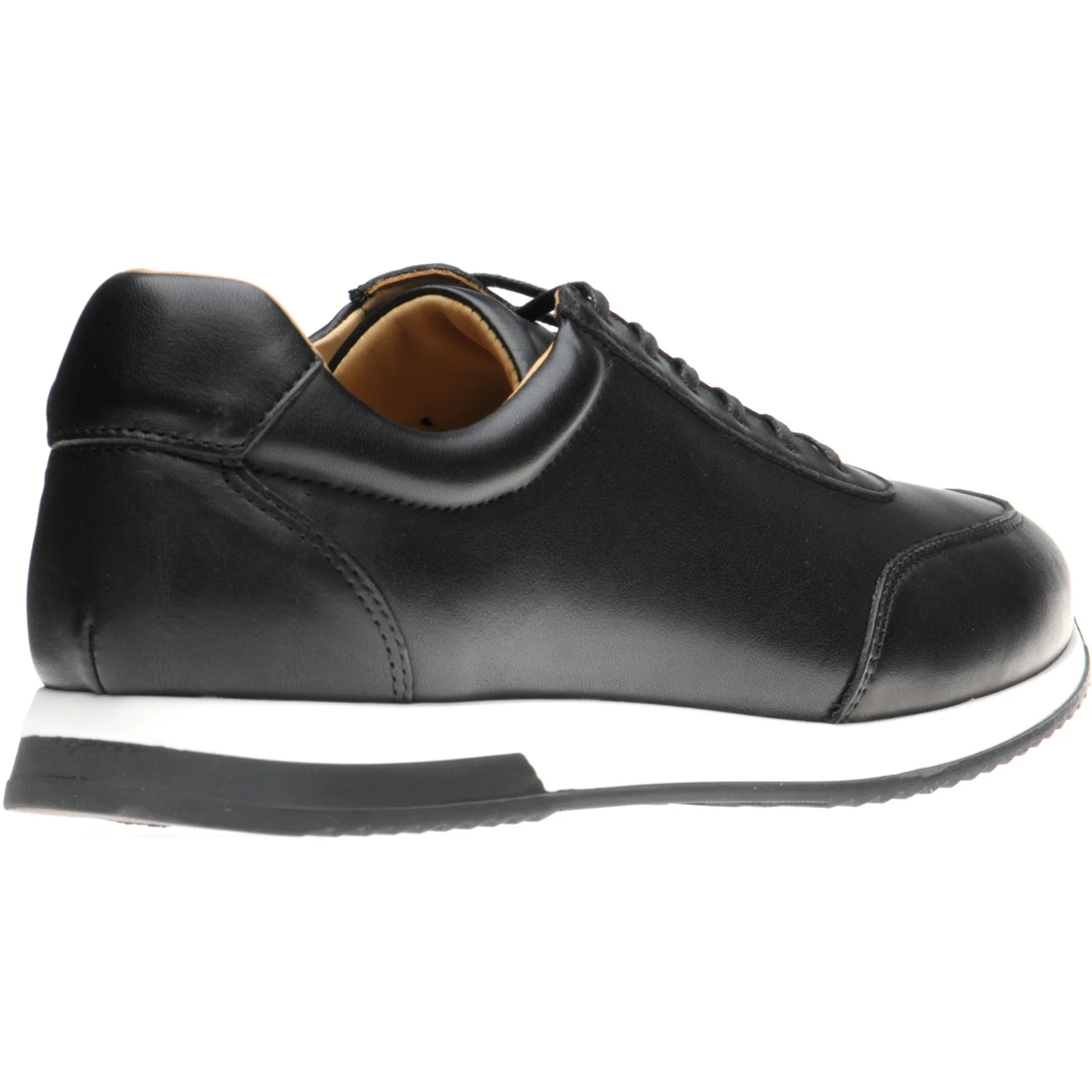 Herring Atlanta mens rubber-soled in black calf - Image 4