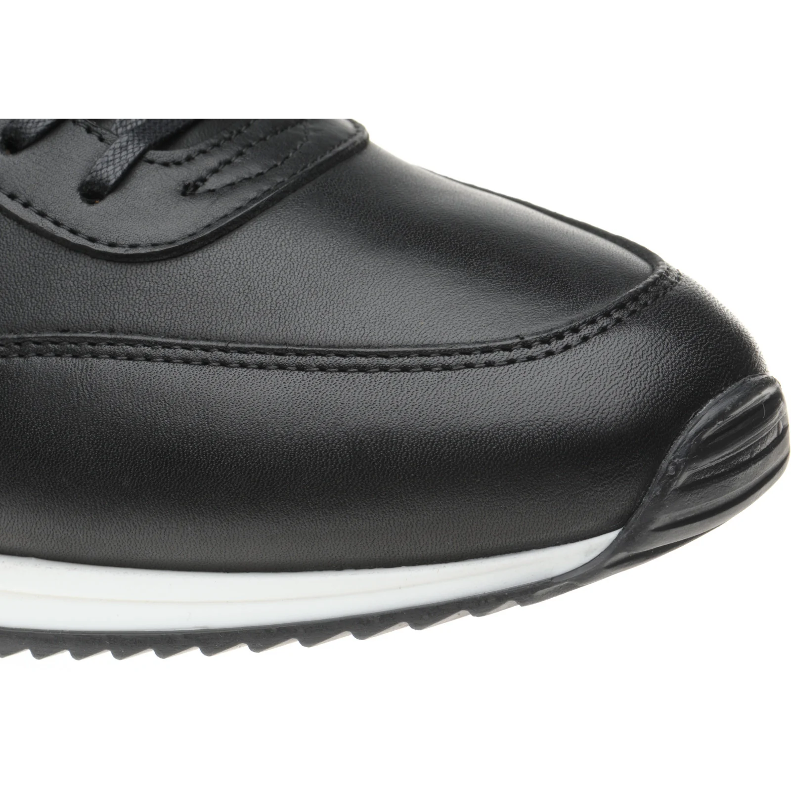 Herring Atlanta mens rubber-soled in black calf - Image 5