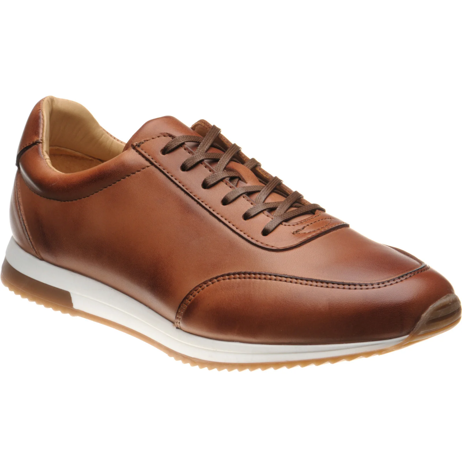 Herring Atlanta mens rubber-soled in english tan calf