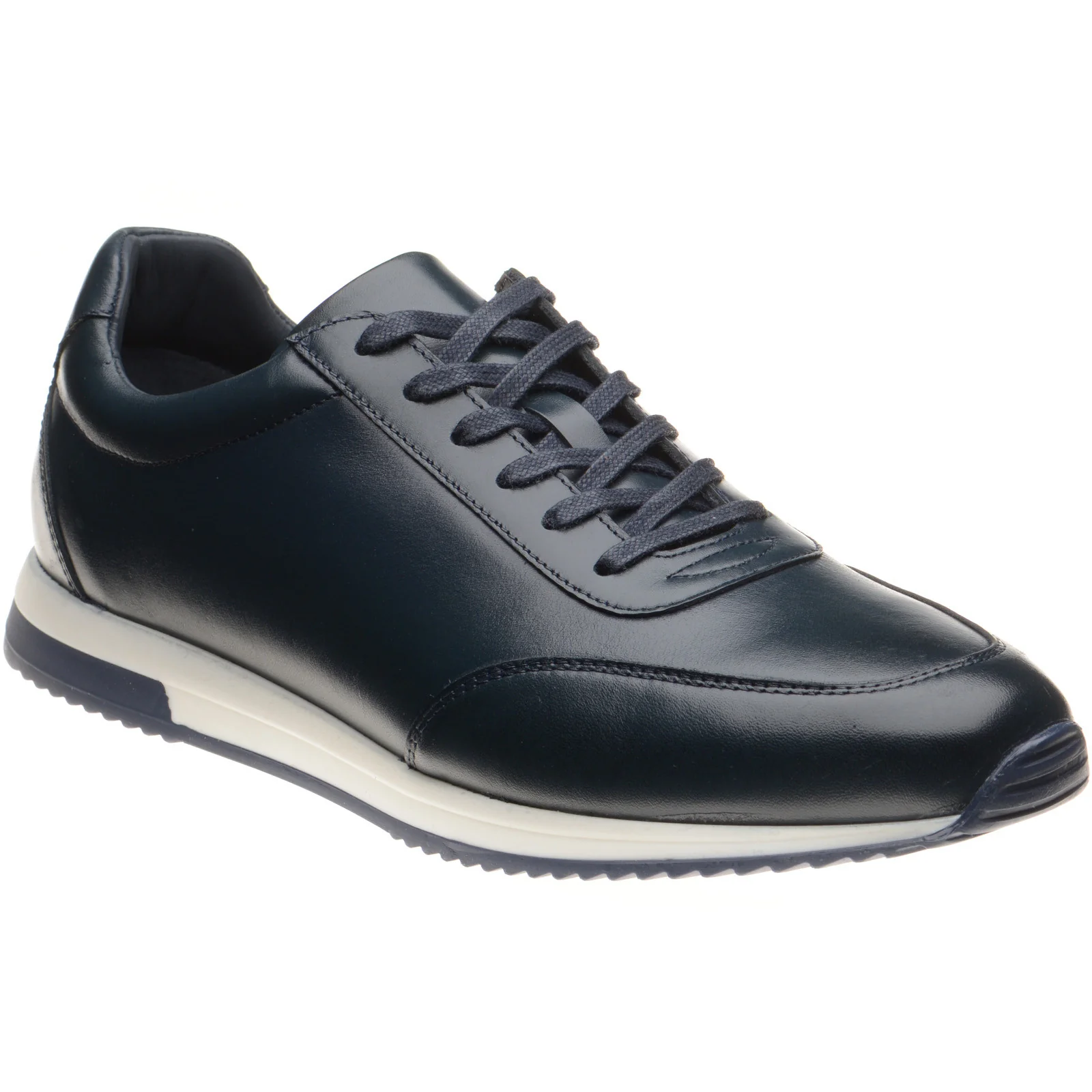 Herring Atlanta mens rubber-soled in navy calf