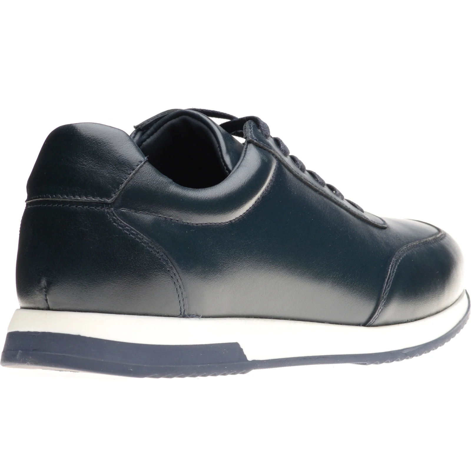 Herring Atlanta mens rubber-soled in navy calf - Image 4