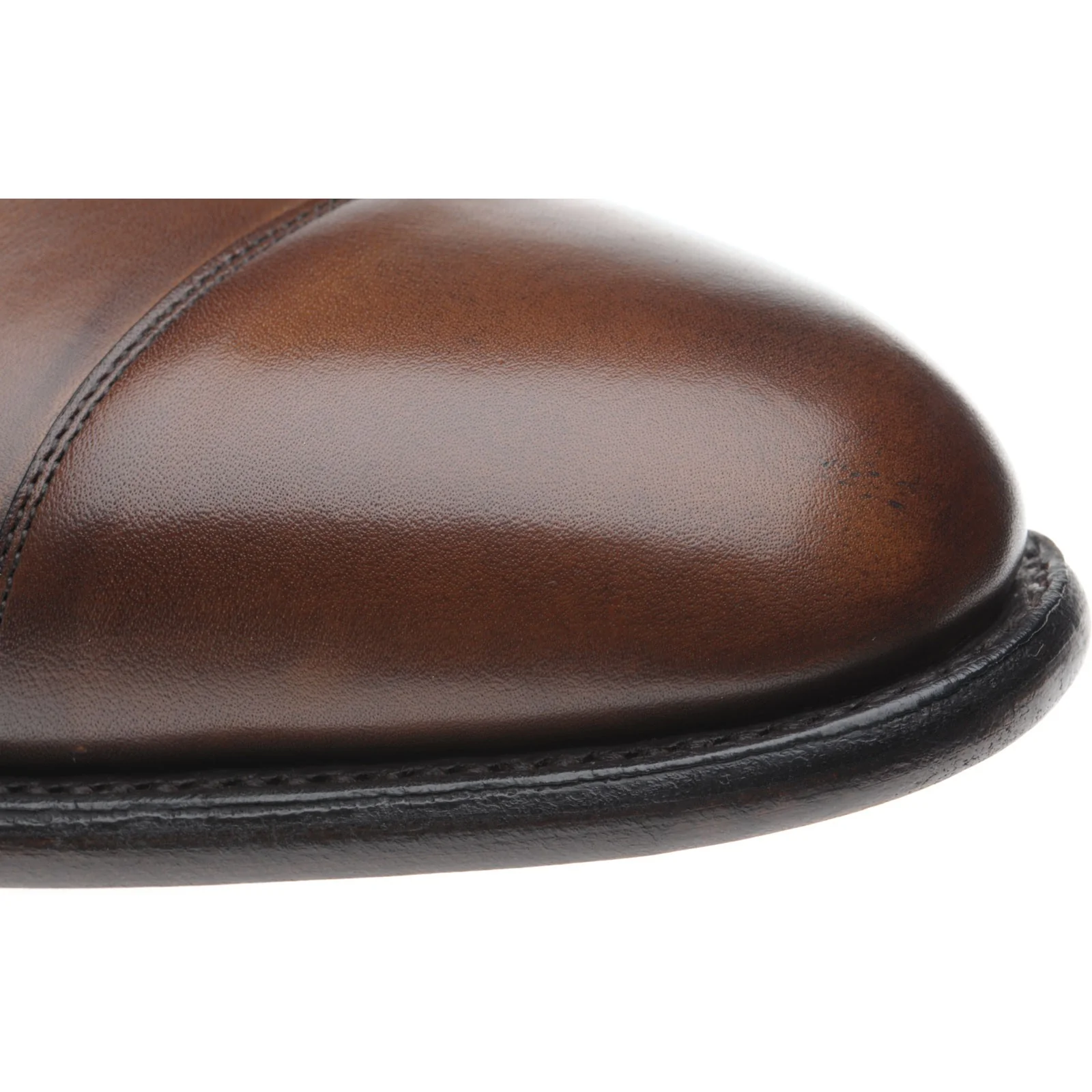 Herring Attlee mens double monk shoes in mahogany calf - Image 5