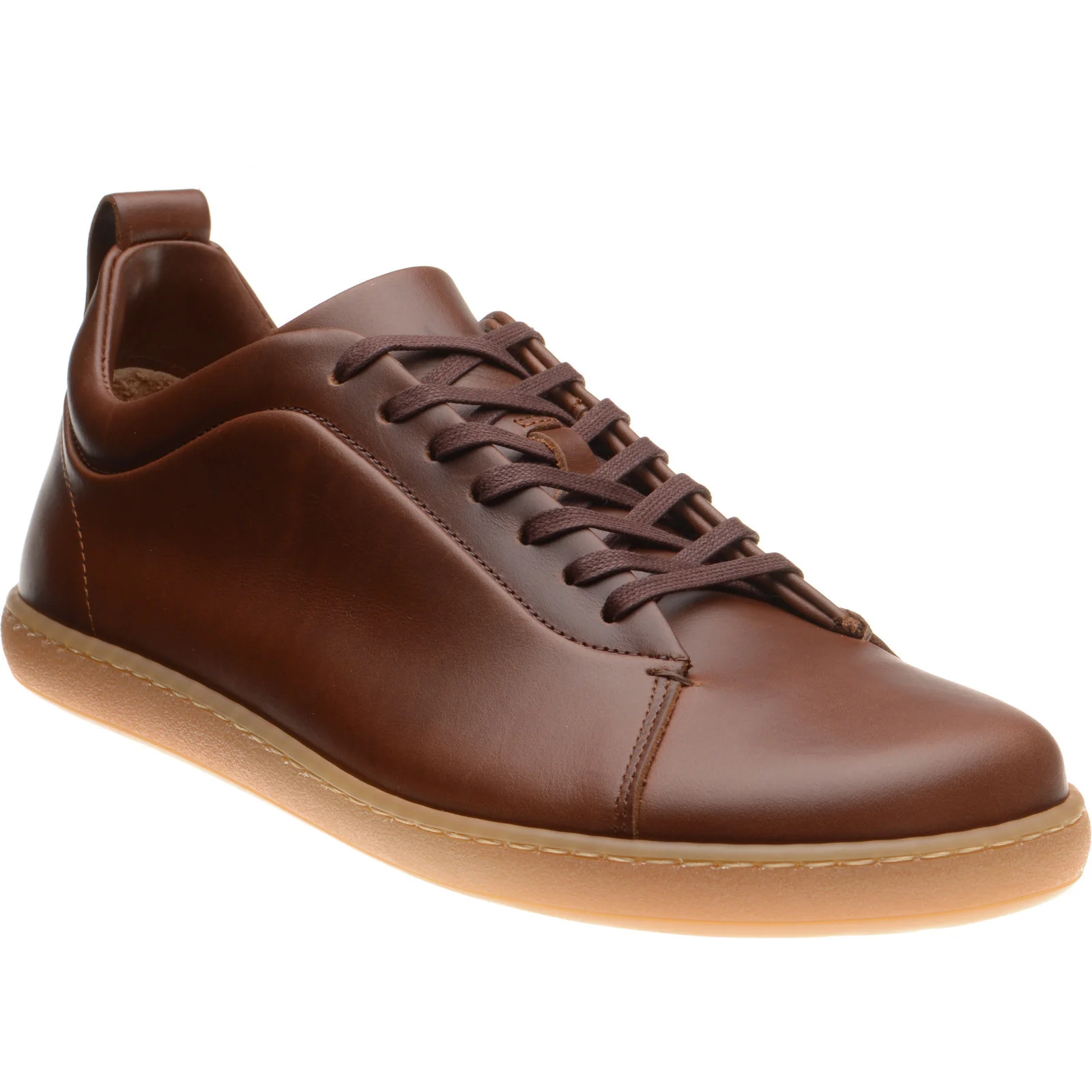 Herring Barefoot mens rubber-soled in dark brown