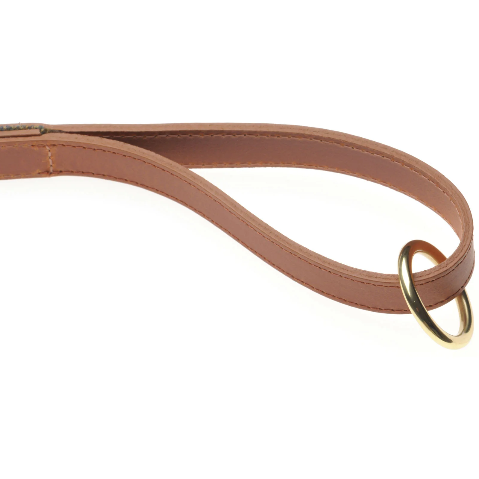 Herring Barney Dog Lead in tan and tweed - Image 2