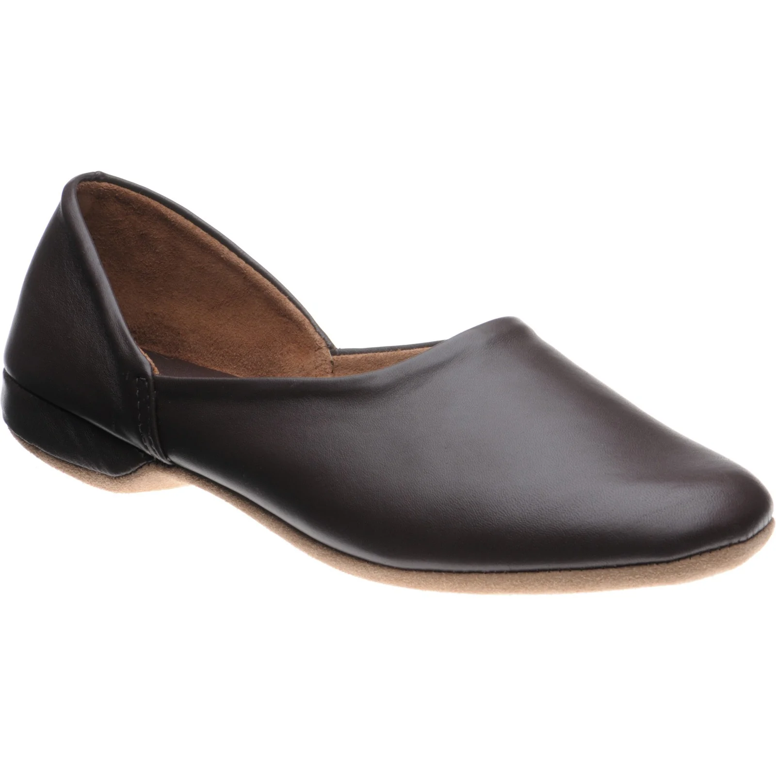 Herring Baron mens slippers in wine calf